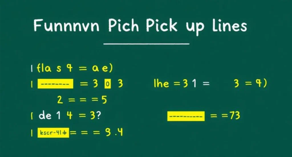 funny math pick up lines
