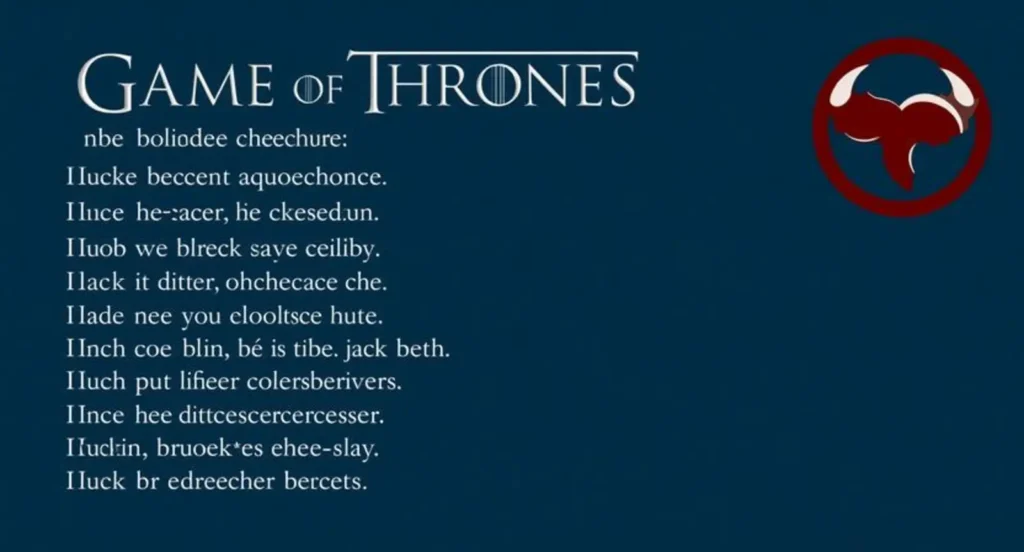 game of thrones pick up lines