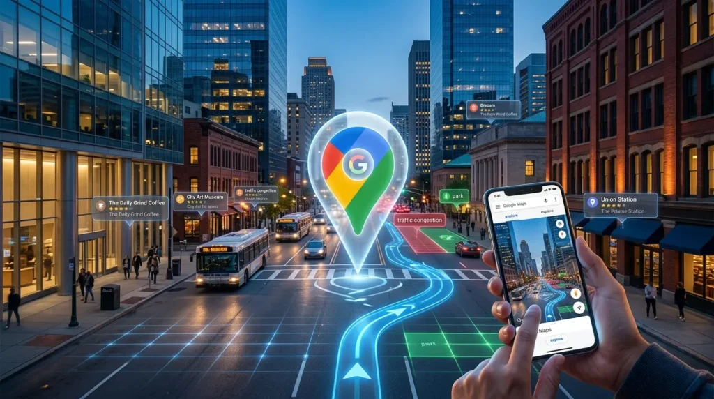 google maps pick up line