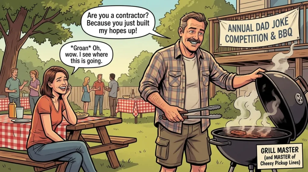 pick up line dad jokes