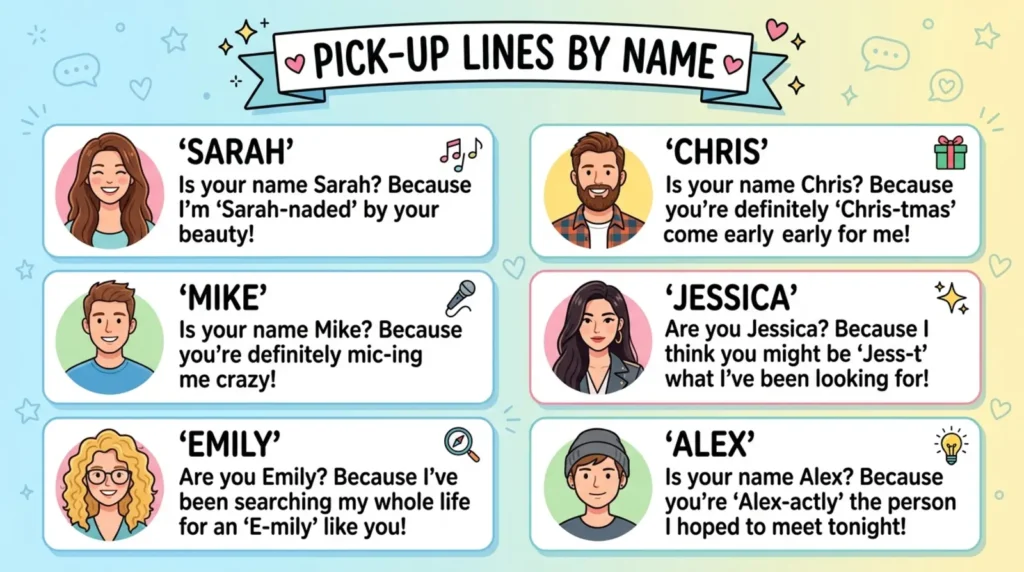 pick up lines by name
